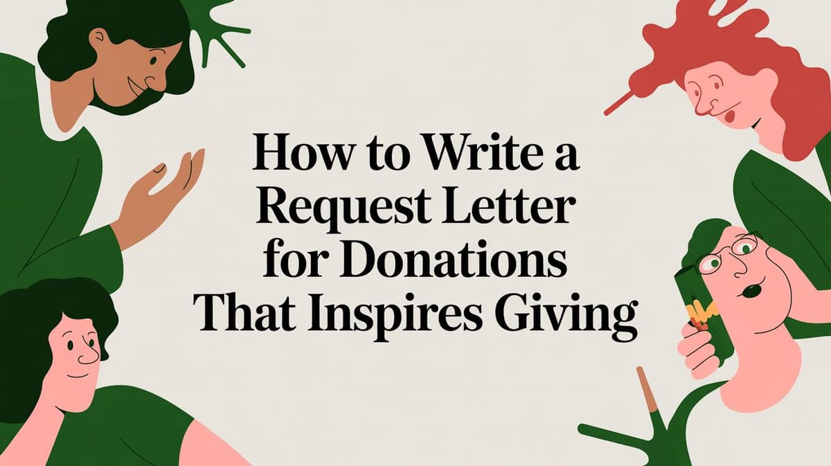 How to Write a Request Letter for Donations That Inspires Giving