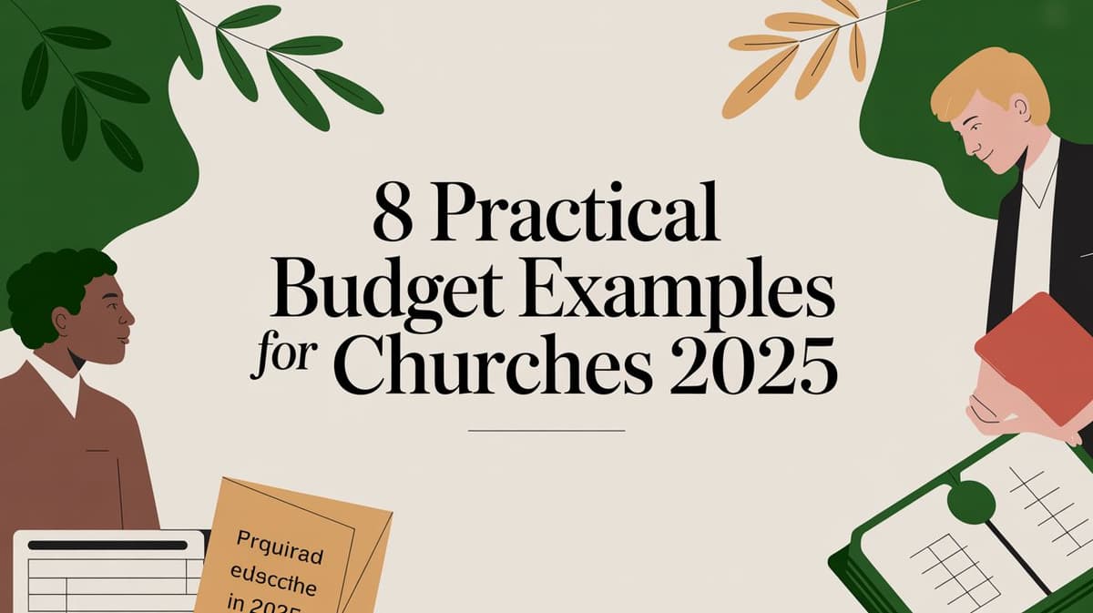 8 Practical Budget Examples for Churches in 2026